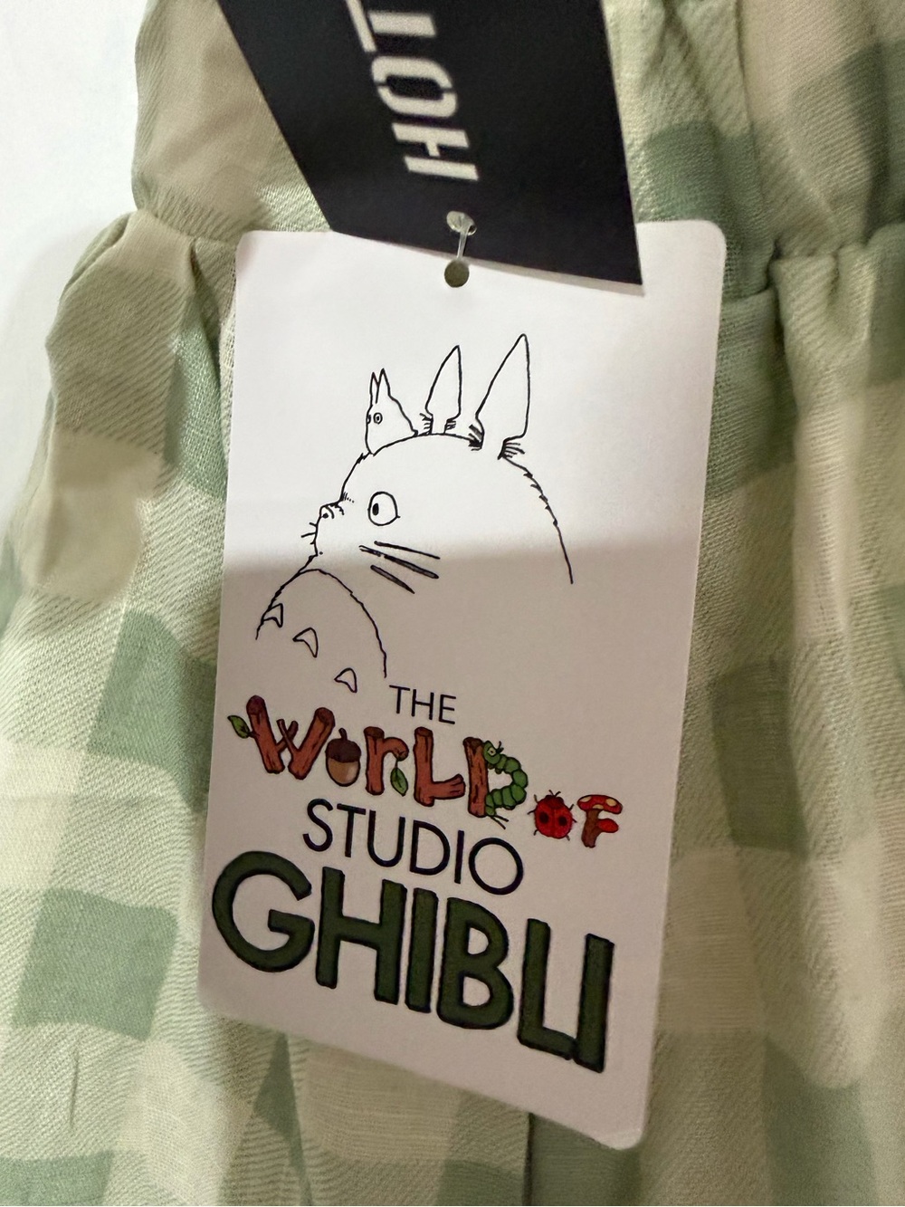 Her Universe My Neighbor Totoro Gingham Pinafore Skirtall Dress Plaid Hot Topic - Picture 14 of 15